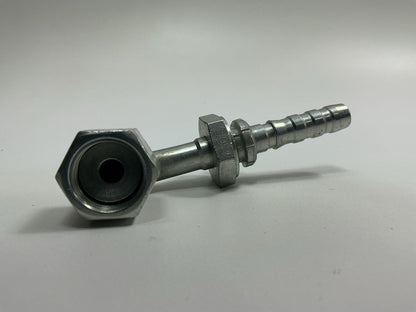 Gates G20239-0606 Hose Fitting Female Flat-Face O-Ring Swivel, 90° Angle 3/8'' ID