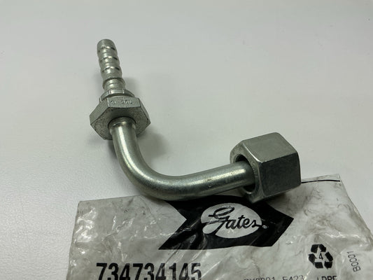 Gates G20241-0606 90° Tube Female Flat-Face O-Ring Swivel Hydraulic Fitting, 3/8
