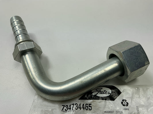 Gates G20241-1216 90° Tube Female Flat-Face O-Ring Swivel Hydraulic Fitting, 3/4
