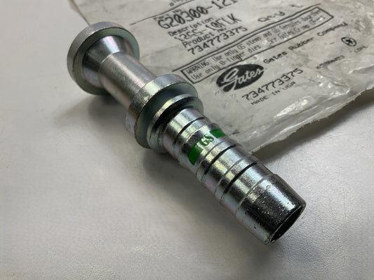 Gates G20300-1210 Hose Fitting Code 61 O-Ring Flange 3/4'' ID - 12GS-10FLK