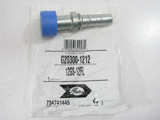 Gates G20300-1212 Hydraulic Fitting Straight Code 61 GS G-20 Coupling 3/4'' Hose