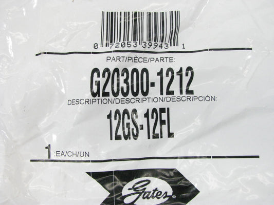 Gates G20300-1212 Hydraulic Fitting Straight Code 61 GS G-20 Coupling 3/4'' Hose