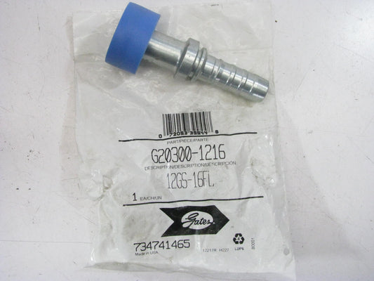 Gates G20300-1216 Hydraulic Fitting Straight Code 61 GS G-20 Coupling 3/4'' Hose