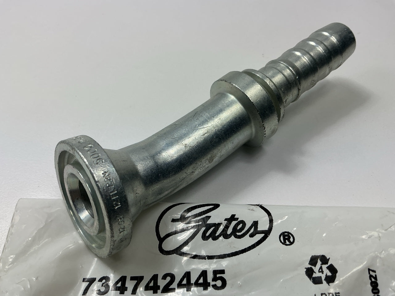 Gates G20302-1212 22-1/2° Tube Code 61 O-Ring Flange Hydraulic Fitting, 3/4''