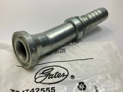 Gates G20302-1616 22-1/2° Tube Code 61 O-Ring Flange Hydraulic Fitting, 1''