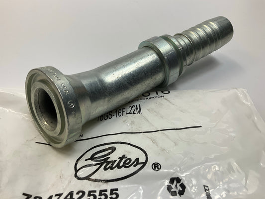 Gates G20302-1616 22-1/2° Tube Code 61 O-Ring Flange Hydraulic Fitting, 1''