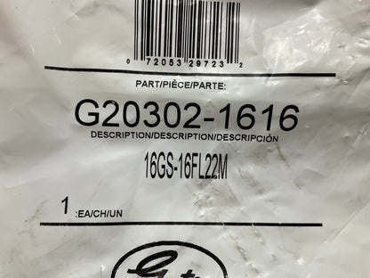 Gates G20302-1616 22-1/2° Tube Code 61 O-Ring Flange Hydraulic Fitting, 1''