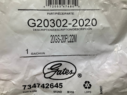 Gates G20302-2020 22-1/2° Tube Code 61 O-Ring Flange Hydraulic Fitting, 1-1/4''