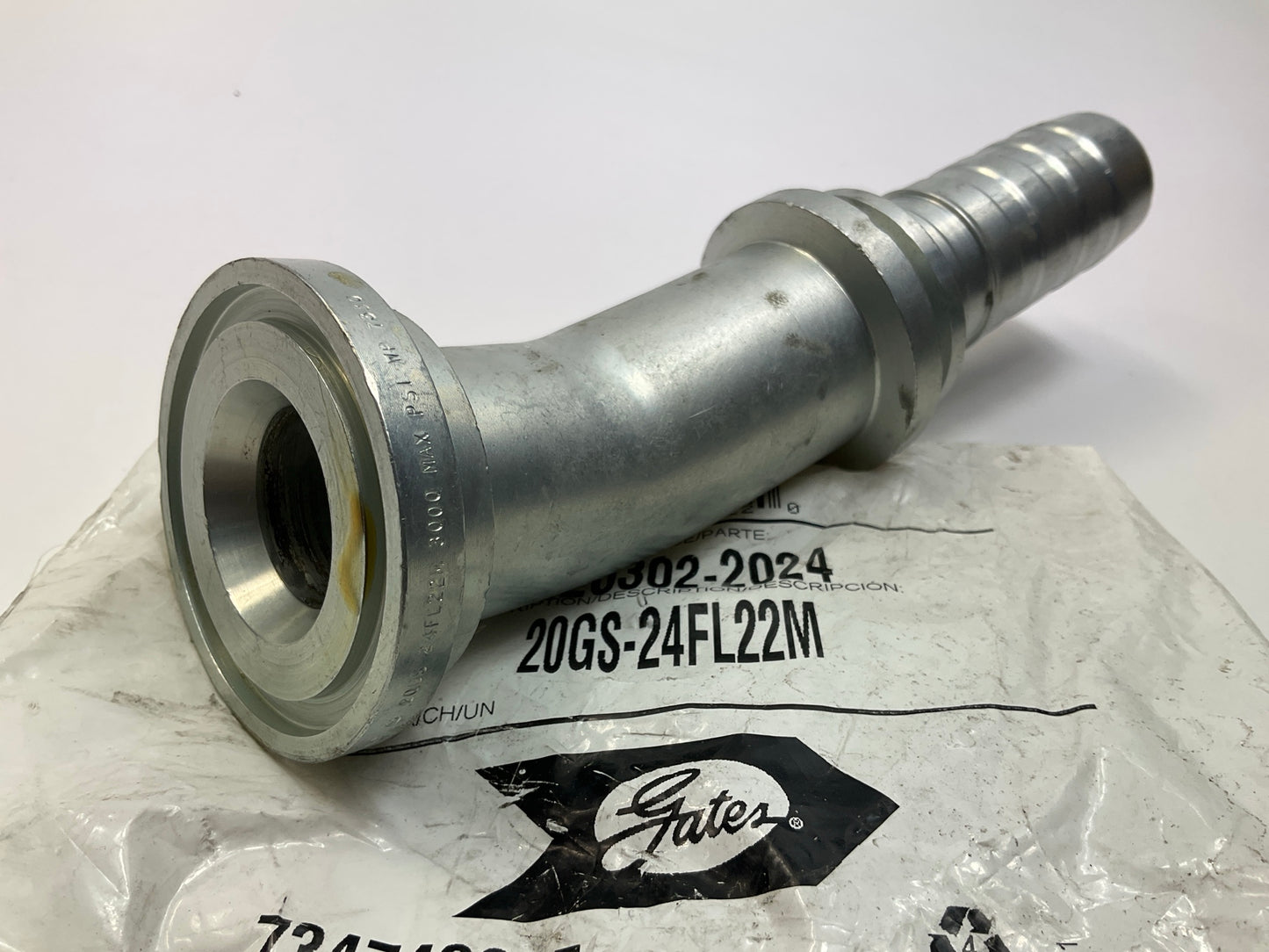 Gates G20302-2024 22-1/2° Tube Code 61 O-Ring Flange Hydraulic Fitting, 1-1/4''