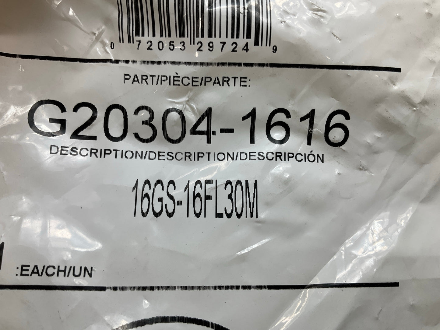 Gates G20304-1616 30° Tube Code 61 O-Ring Flange Hydraulic Fitting, 1''