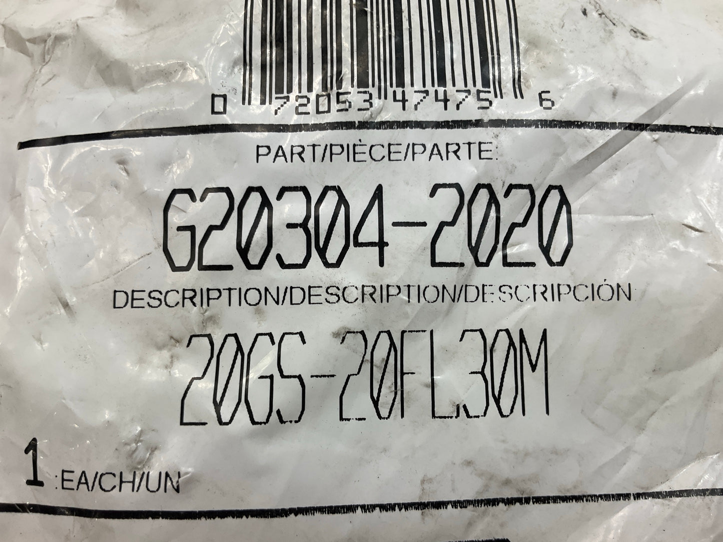 Gates G20304-2020 30° Tube Code 61 O-Ring Hydraulic Flange, 1-1/4''