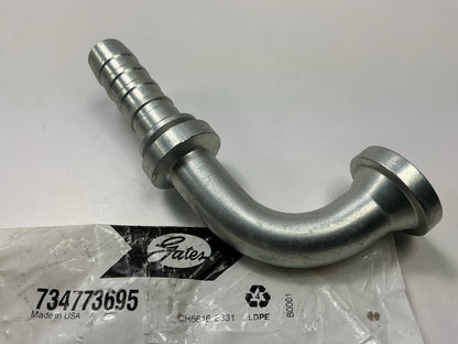 Gates G20315-1210 90° Tube Code 61 Komatsu O-Ring Flange Hydraulic Fitting, 3/4''
