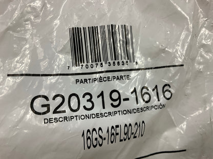 Gates G20319-1616 90° Tube Code 61 O-Ring Flange Hydraulic Fitting, 1''