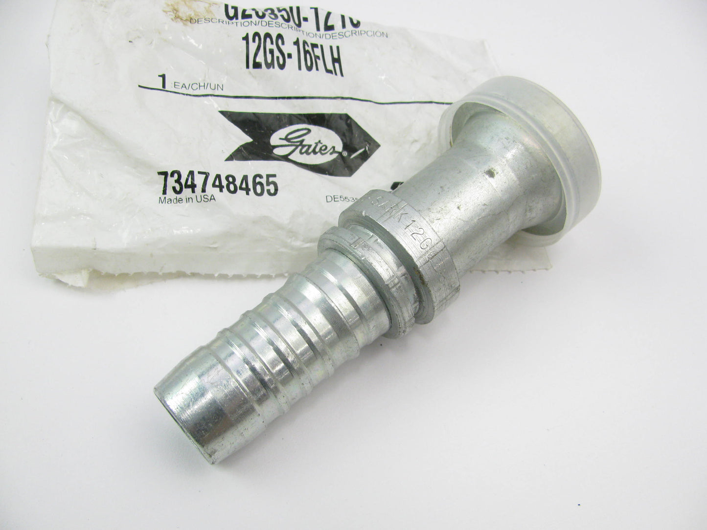 Gates G20350-1216 Hydraulic Fitting Straight Code 62 GS G-20 Coupling 3/4'' Hose