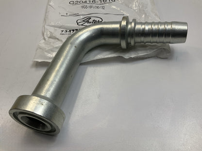 G20416-1616 Hydraulic Hose Fitting Caterpillar Style O-Ring Flange 90° - 1'' ID