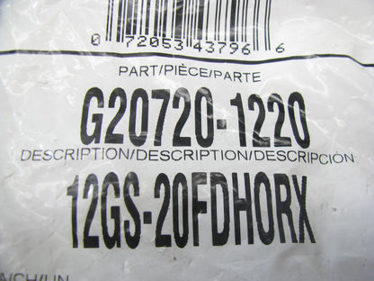 Gates G20720-1220 Hydraulic Fitting Straight Heavy GS G-20 3/4'' Hose M30 X 2.0