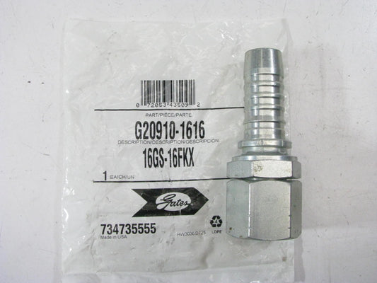Gates G20910-1616 Hydraulic Fitting Female Komatsu Swivel 1'' Hose M33 X 1.5