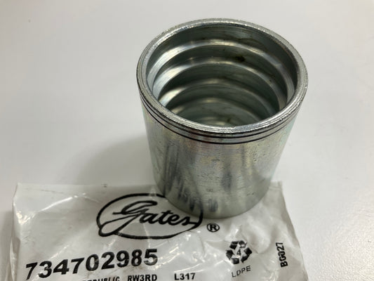 Gates G20995-0216 GS Ferrule For Wire Braid 1'' Hose Hydraulic Fitting, 16GS1F-2