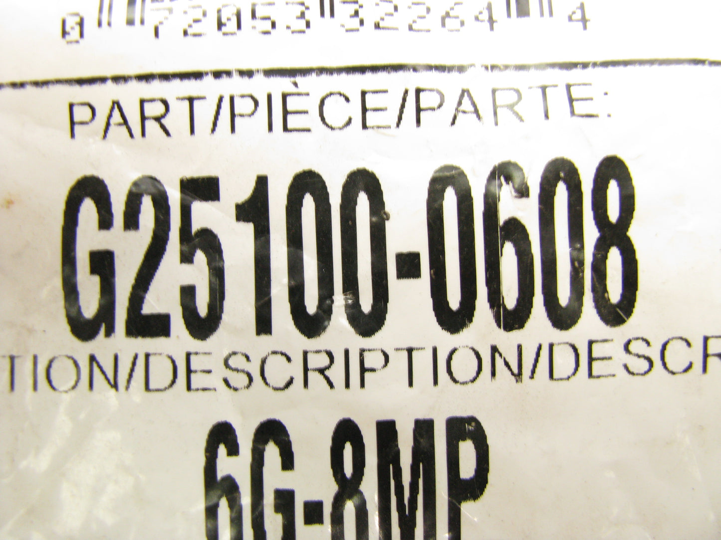 Gates G2510-0608 Hydraulic Male Pipe NPTF 30° Cone Seat Fitting 3/8'' Hose