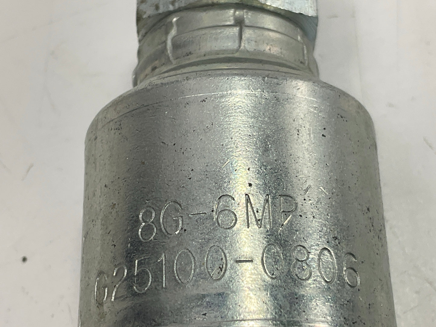 Gates G25100-0806 Male Hydraulic Coupling MegaCrimp, 1/2'' ID, 3/8-18 Thread