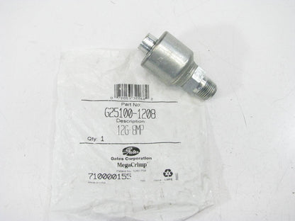 Gates G25100-1208 Hydraulic Fitting Male Pipe NPTF 30 Cone Seat G25 3/4'' Hose
