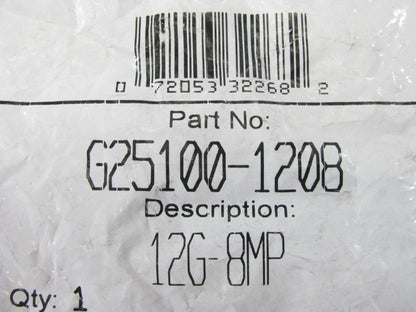 Gates G25100-1208 Hydraulic Fitting Male Pipe NPTF 30 Cone Seat G25 3/4'' Hose