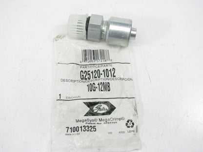 Gates G25120-1012 Hydraulic Fitting Male O-Ring Boss G-25 Coupling 5/8'' Hose