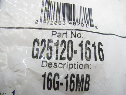 Gates G25120-1616 Hydraulic Fitting Male O-Ring Boss G-25 1'' Hose 1-5/16''-12