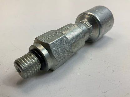 Gates G25121-0404 Male O-Ring Boss Swivel Megacrimp 1/4'' ID, 7/16-20 Thread
