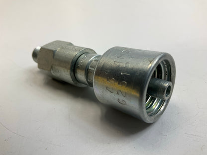 Gates G25121-0404 Male O-Ring Boss Swivel Megacrimp 1/4'' ID, 7/16-20 Thread