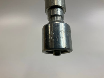 Gates G25121-0404 Male O-Ring Boss Swivel Megacrimp 1/4'' ID, 7/16-20 Thread