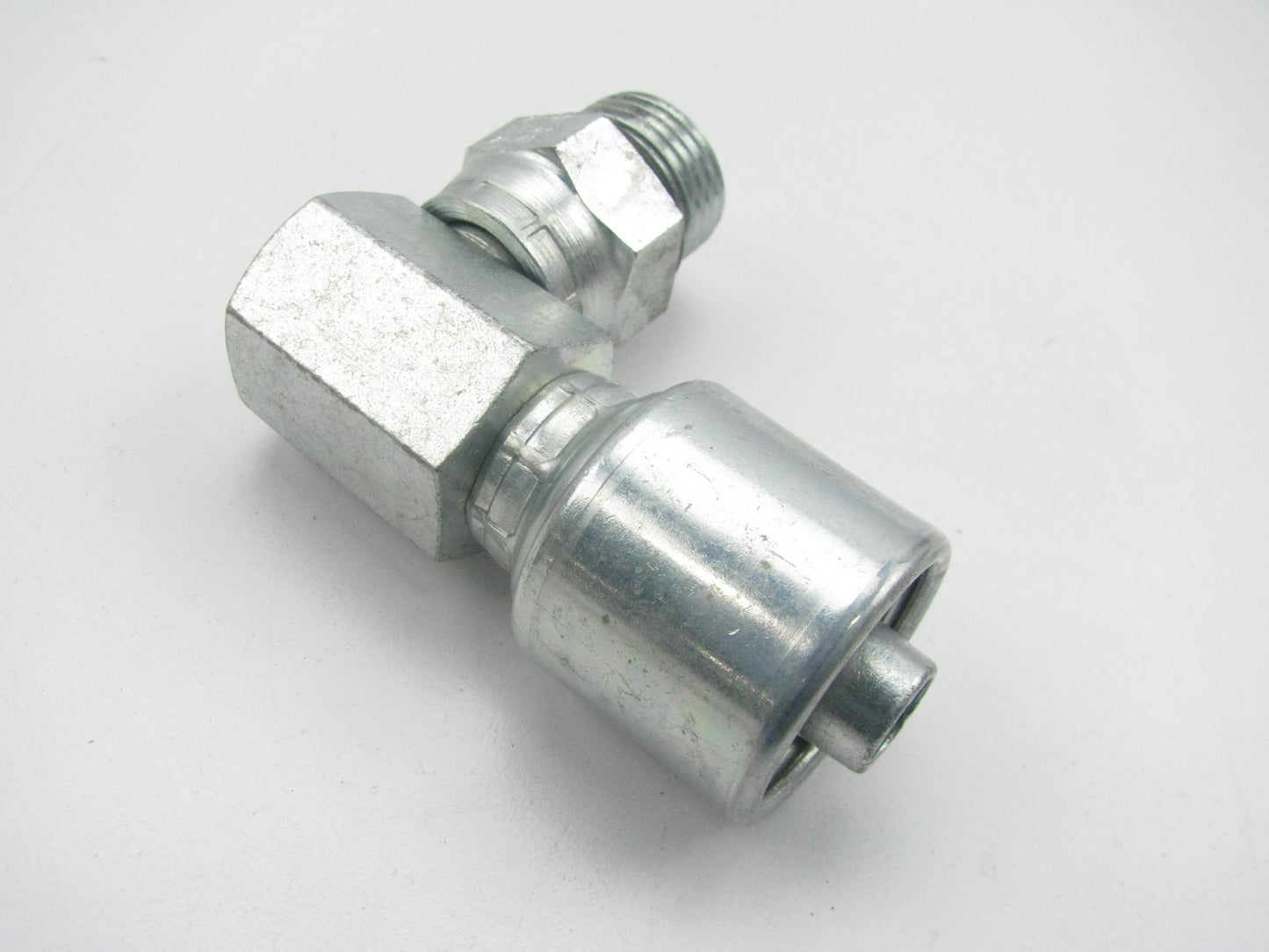 Gates G25123-0810 Male O-Ring Boss 90 Deg Block Fitting 1/2'' Hose X 7/8-14
