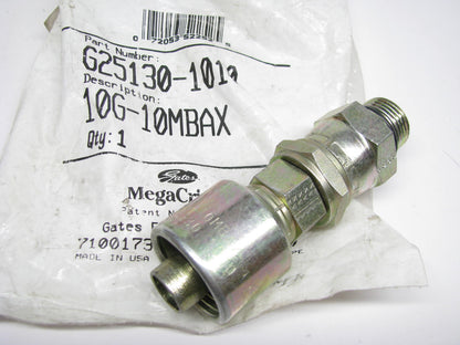 Gates G25130-1010 Hydraulic Fitting Male O-Ring Boss Adapterless Swivel