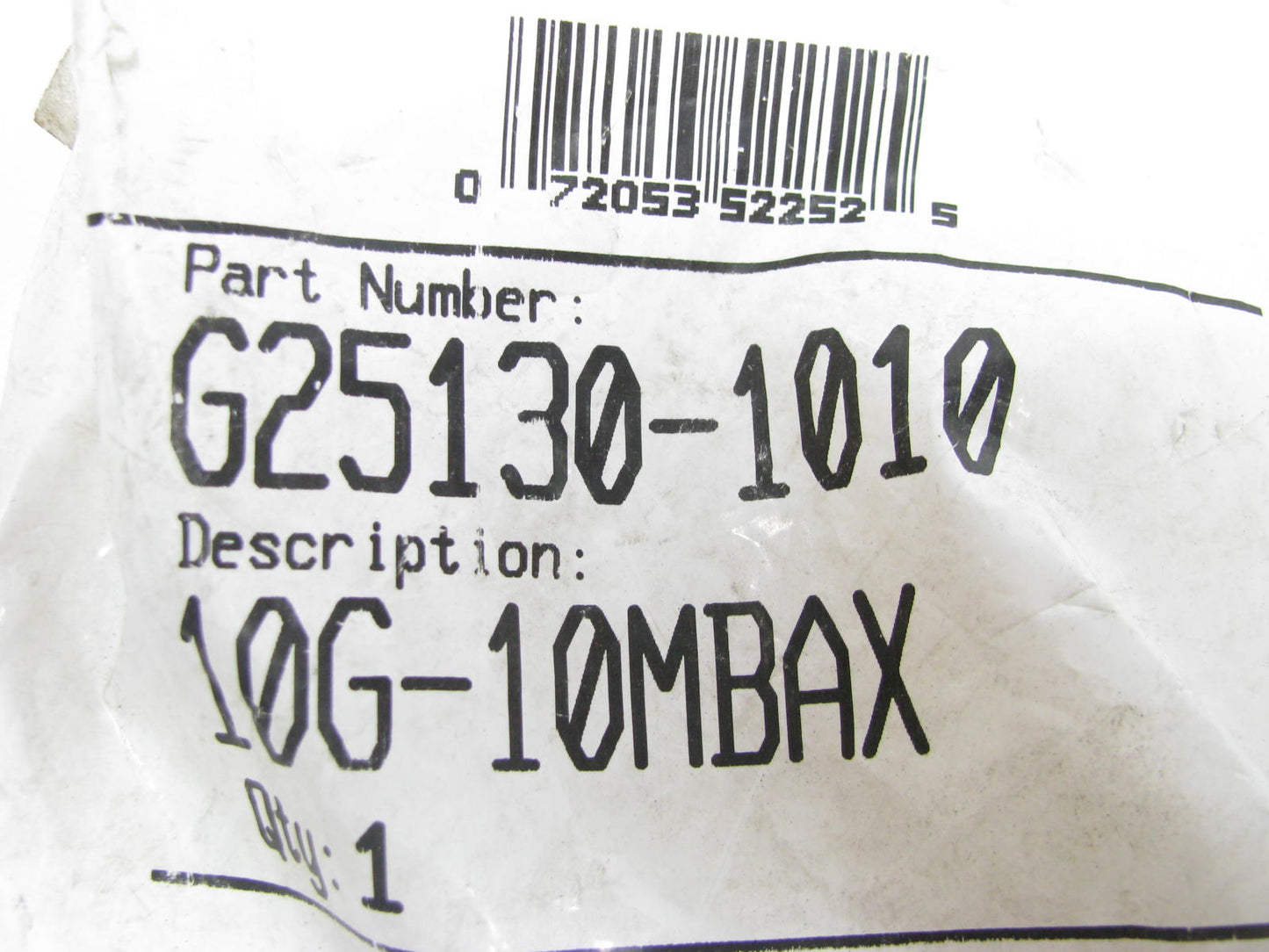 Gates G25130-1010 Hydraulic Fitting Male O-Ring Boss Adapterless Swivel