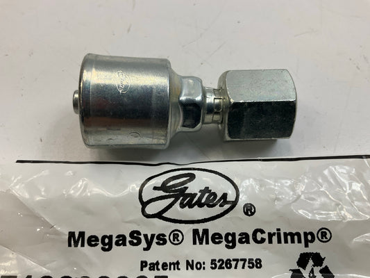 Gates G25170-0406 Female JIC 37° Flare Swivel 1/4'' ID, 9/16''-18 Thread - 4G-6FJX