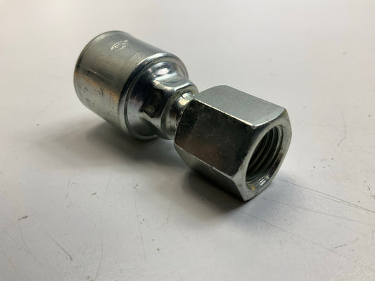 Gates G25170-0406 Female JIC 37° Flare Swivel 1/4'' ID, 9/16''-18 Thread - 4G-6FJX