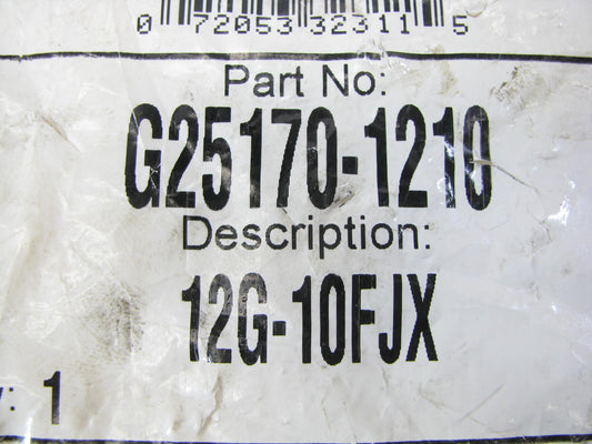 Gates G25170-1210 Female JIC 37 Flare Swivel Hydraulic Fitting 3/4'' Hose 7/8''-14