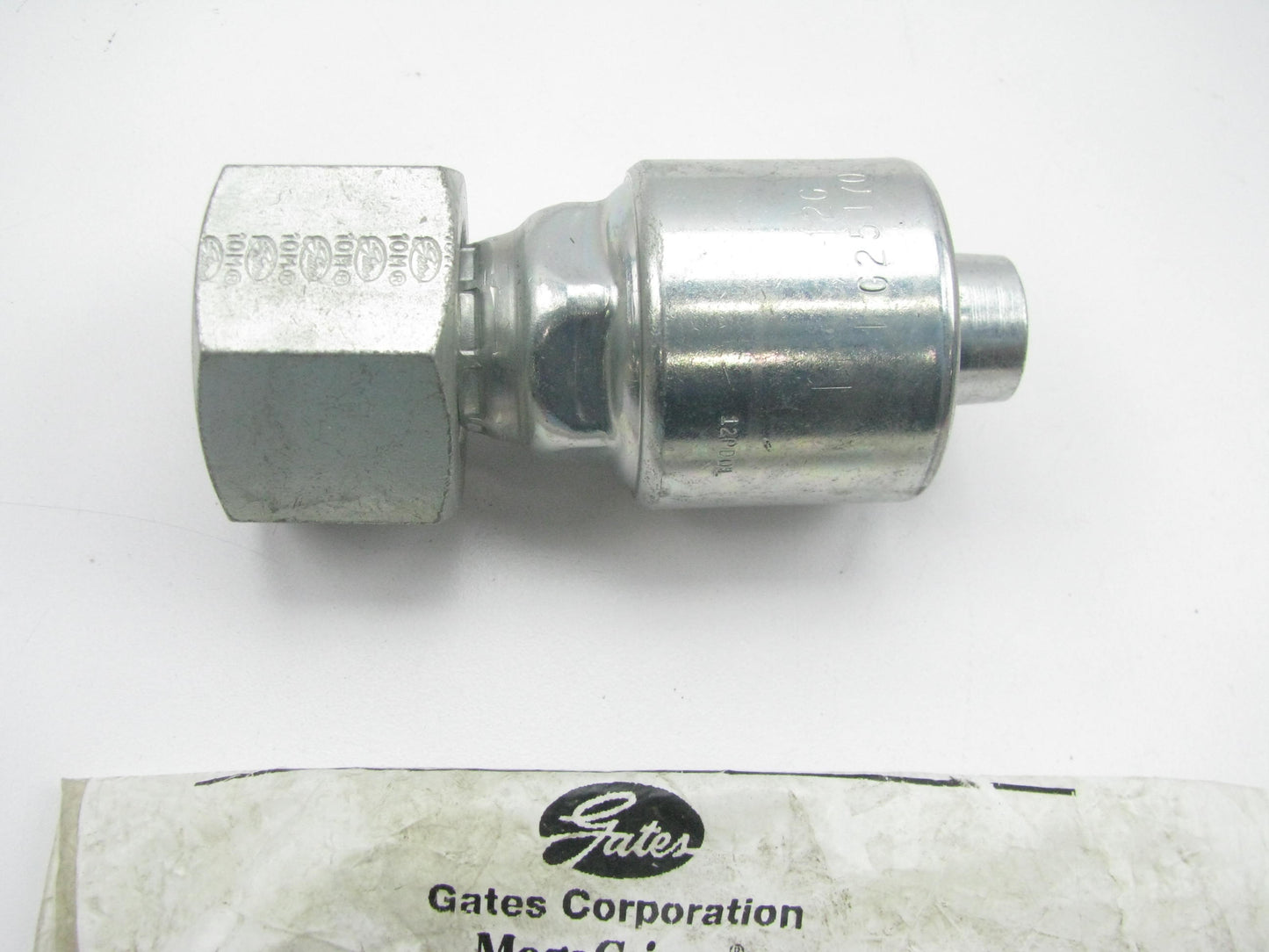 Gates G25170-1216 MegaCrimp Female JIC 37 Swivel Hydraulic Fitting 3/4'' Hose
