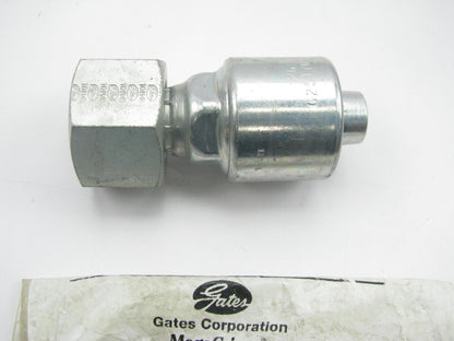 Gates G25170-1216 MegaCrimp Female JIC 37 Swivel Hydraulic Fitting 3/4'' Hose