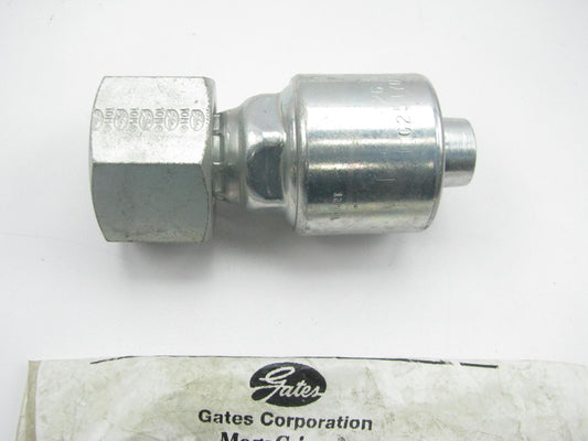Gates G25170-1216 MegaCrimp Female JIC 37 Swivel Hydraulic Fitting 3/4'' Hose