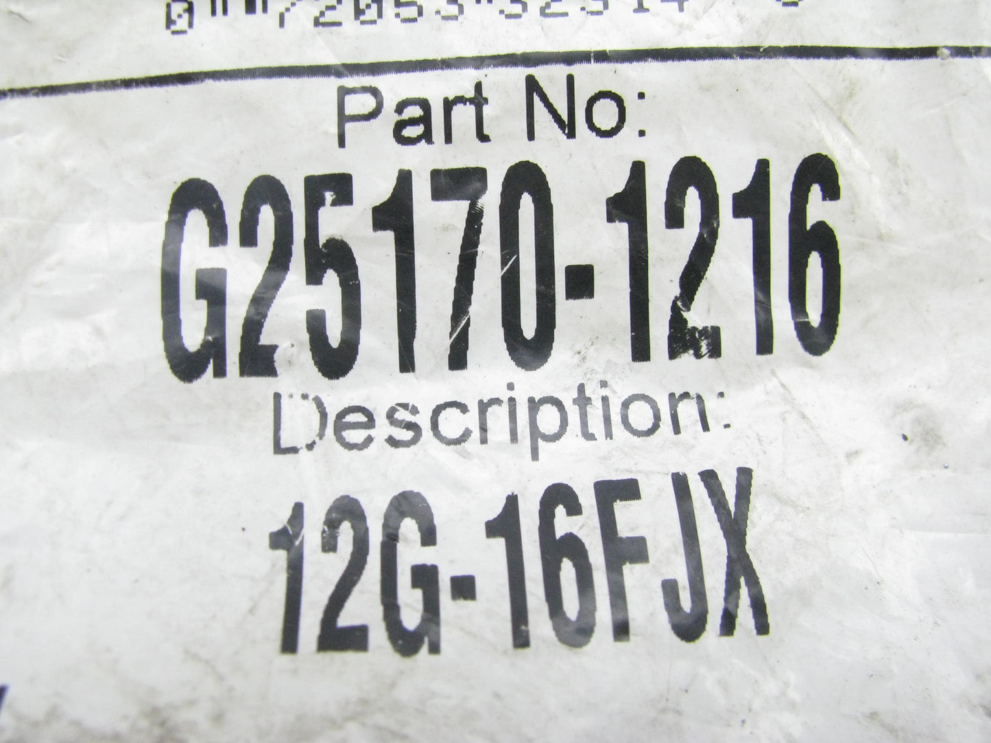 Gates G25170-1216 MegaCrimp Female JIC 37 Swivel Hydraulic Fitting 3/4'' Hose