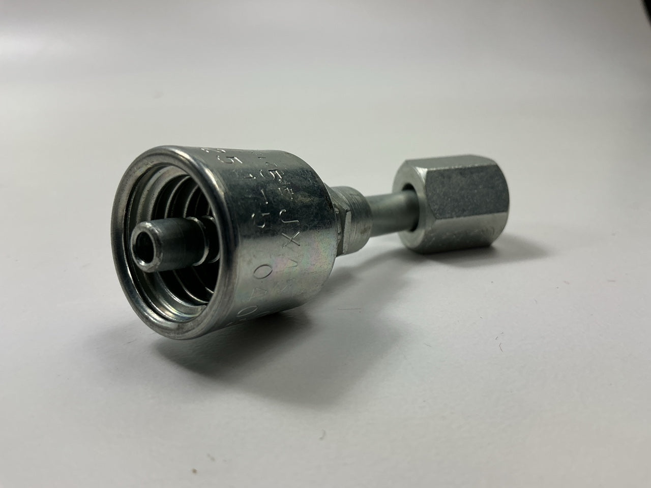 Gates G25175-0405 45° Tube Female JIC 37° Flare Swivel Hydraulic Fitting, 1/4''