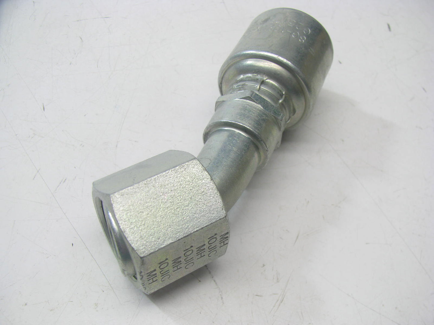 Gates G25175-0810 Hydraulic Fitting 45 Female JIC 37 Flare 1/2'' Hose 7/8''-14