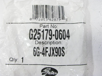 Gates G25179-0604 Hydraulic Fitting 90 Bent Tube Female JIC 37 Flare 3/4'' Hose