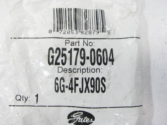 Gates G25179-0604 Hydraulic Fitting 90 Bent Tube Female JIC 37 Flare 3/4'' Hose