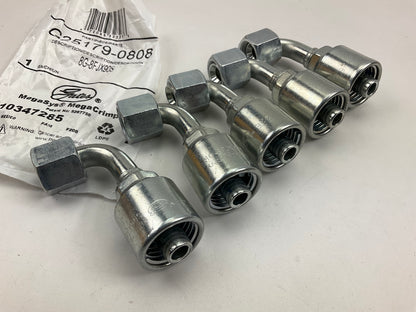 5 Gates G25179-0808 90 Degree Bent Tube Female JIC 37 Deg Flare Swivel Fittings
