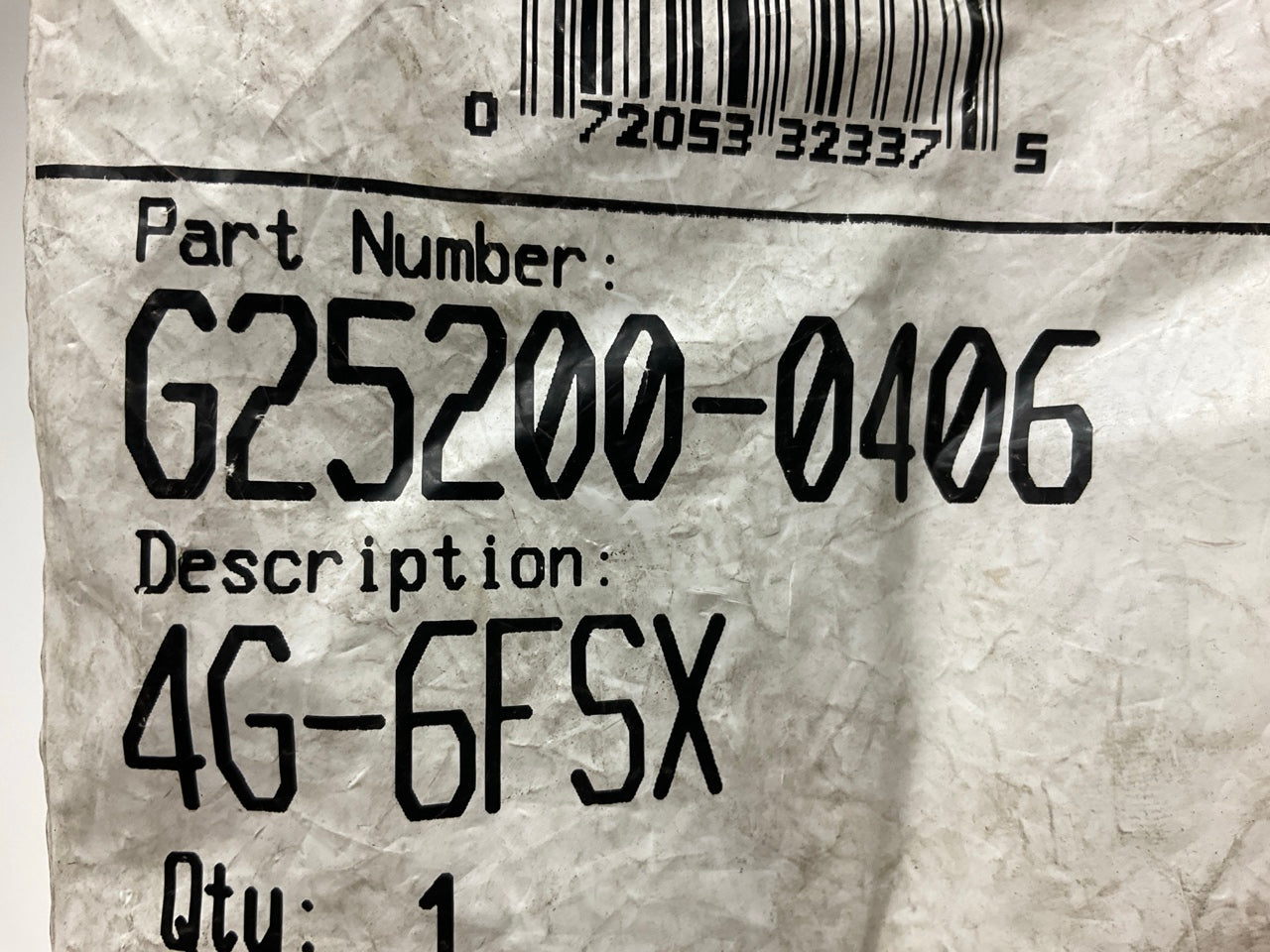 Gates G25200-0406 Female SAE 45° Flare Swivel Hydraulic Fitting, 1/4'' - 4G-6FSX