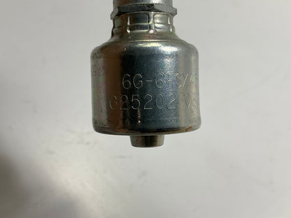 Gates G25202-0606 Female SAE 45° Flare Swivel 3/8'' Hydraulic Fitting, 6G-6FSX45