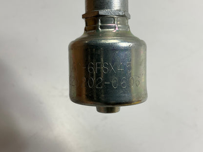 Gates G25202-0606 Female SAE 45° Flare Swivel 3/8'' Hydraulic Fitting, 6G-6FSX45