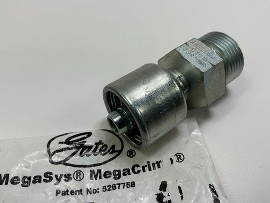 Gates G25225-0610 Male Flat-Face O-Ring Hydraulic Fitting, 3/8'' - 6G-10MFFOR